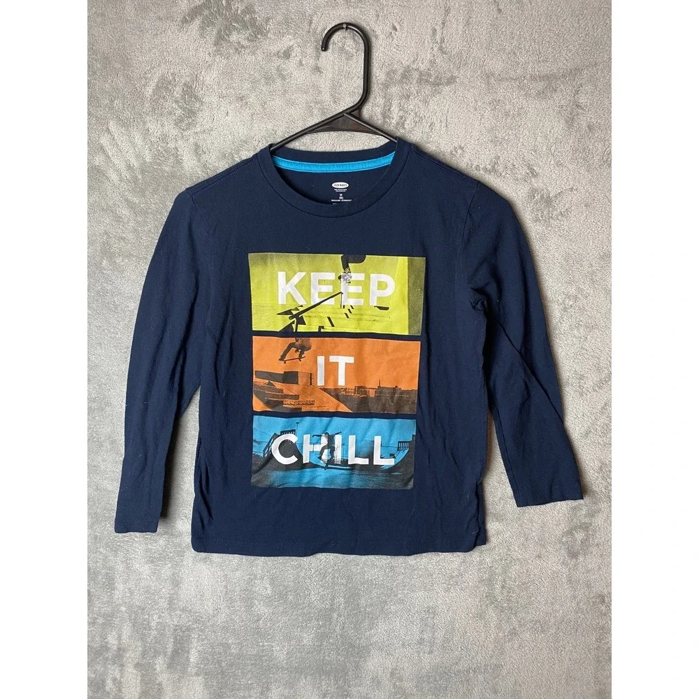 Old Navy Boys M Shirt Navy